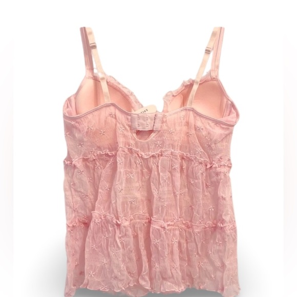 NWT Victoria’s Secret Pink Lace Bodice Lingerie Top - Picture 3 of 5